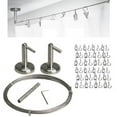 thumbnail image 1 of QQ-OUTLET WirePro Curtain Wire Rod Set Stainless Steel, Multi-Purpose, 16.5' Wire, 2 Mounting Pieces, 24 Clips, 1 of 2
