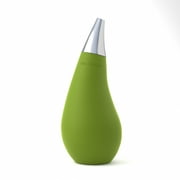 QQ Studio Soft Squeeze Soap Dispenser with Removable Silver Spout in Green