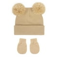 thumbnail image 1 of QQAMB Baby Winter Hat Mittens Set Toddler Beanie Hats Girl Boy with Gloves Beanie for Kids Knit Warm for Boys Girls, 1 of 2