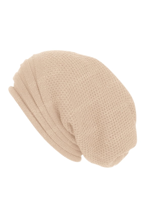 Beanie Hat Slouchy Cap Winter Warm Headwear Stretch Knitted Hats Casual Loose Caps Outdoor for Women Men