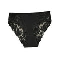 thumbnail image 1 of QQAMB Briefs for Womens Plus Size High Waist Lace Hollow Out Underwear Cotton Panty See Through Panties Underpant, 1 of 4