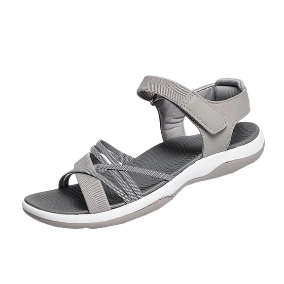 QQAMB Hiking Sandals Womens Comfor Open toe Sport Elastic Walking Shoes With Adjustable Straps Summer Casual Athletic Sandals
