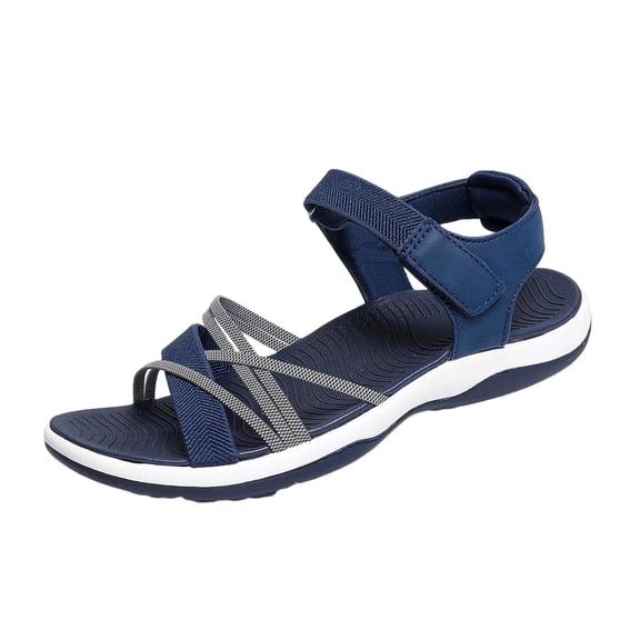 QQAMB Hiking Sandals Womens Comfor Open toe Sport Elastic Walking Shoes With Adjustable Straps Summer Casual Athletic Sandals