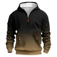 thumbnail image 1 of QQAMB Hoodies for Men Quarter Zip Up Vintage Workout Running Long Sleeve Sweatshirts Gradient Color Military Tactical Pullovers, 1 of 5