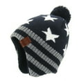 thumbnail image 1 of QQAMB Kids Winter Hat Beanie Earflap Knitted Warm Lined for Boys Girls Aged 1-15 Years, 1 of 6