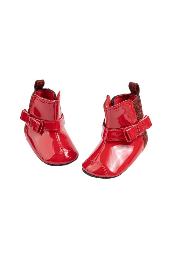 Leather Boots for Baby Boys Girls Sparkle Kindergarten Stage Performance Dance Shoes Party Prom Booties