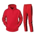 thumbnail image 1 of QQAMB Mens Sweatsuits 2 Piece Set Cotton Tracksuit Hoodies and Sweapants Set with Pockets Fleece Jogging Suits Plus Size Sweat Suit, 1 of 2
