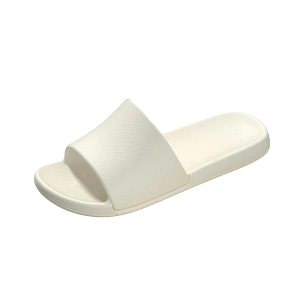 QQAMB Non-Slip Shower Shoes for Men & Women - House Slippers with Arch Support Quick-Drying, Non-Slip - Cloud Slides Sandals Pool