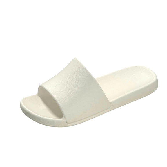 QQAMB Non-Slip Shower Shoes for Men & Women - House Slippers with Arch Support Quick-Drying, Non-Slip - Cloud Slides Sandals Pool