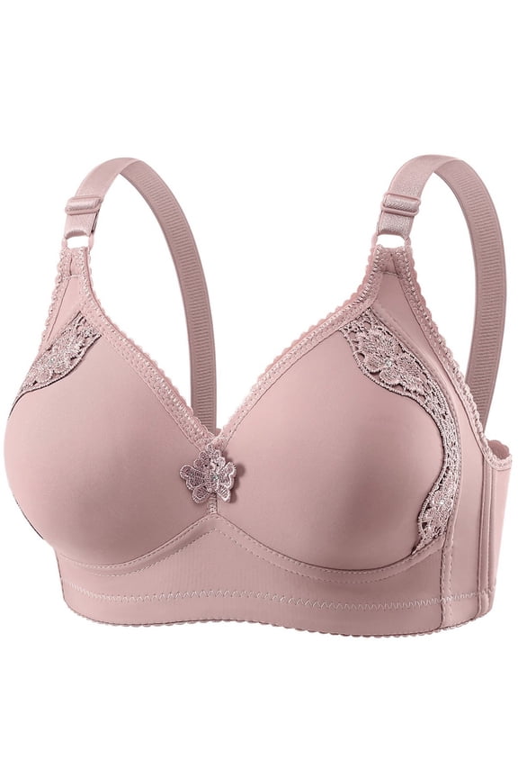 Seamless Full Coverage Bra for Women Breathable Ribbed Knit Textured Yoga Bras Support and Lift Bralette