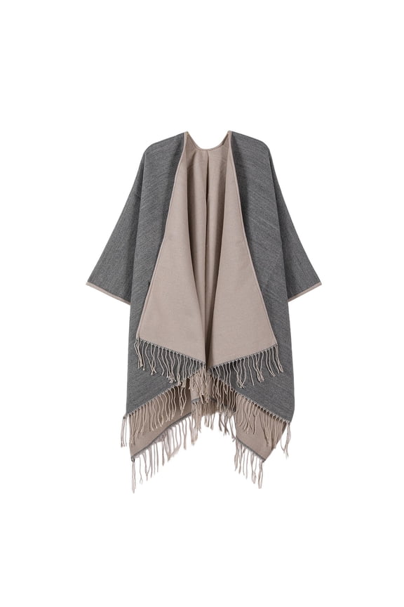 Shawl Wraps for Women Elegant Knit Cape Open Front Poncho Soft Scarf Triangle Cardigan Coat Spring Fall Winter Party