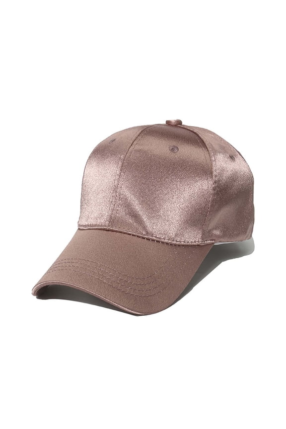 Silk Satin Baseball Cap Unisex Plain Satin Baseball Hat Summer Baseball Caps