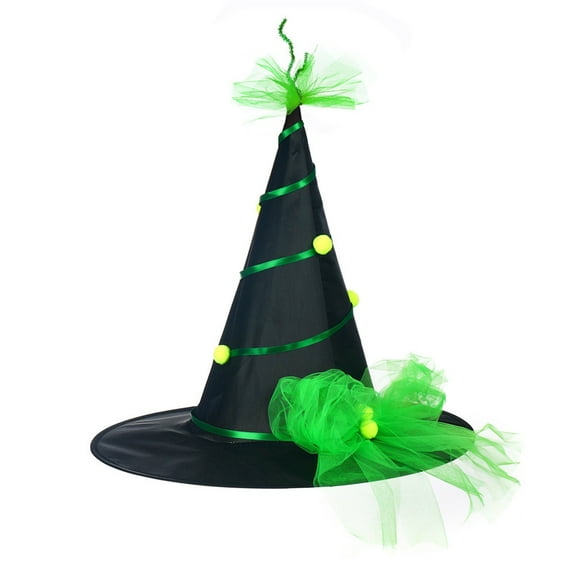 QQAMB Top Hat,Kids Witch Hat Pointed Witch Halloween Hats Pumpkins Witch Hats Decorations Supply for Carnivals