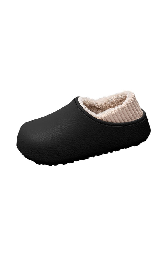 Waterproof Winter Slippers, Slip-Resistant Sole, Indoor Comfort Clogs, Unisex