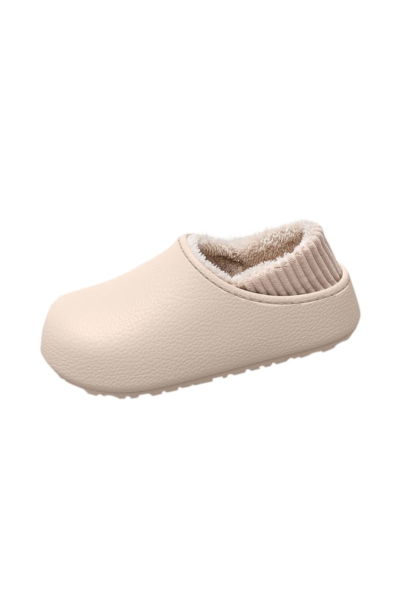 Waterproof Winter Slippers, Slip-Resistant Sole, Indoor Comfort Clogs, Unisex