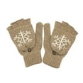 thumbnail image 1 of QQAMB Winter Gloves For Women Cold Weather Warm Thermal Fleece Lining Glove Cozy Wool Knit Thick Mittens For Freezing Winter, 1 of 6