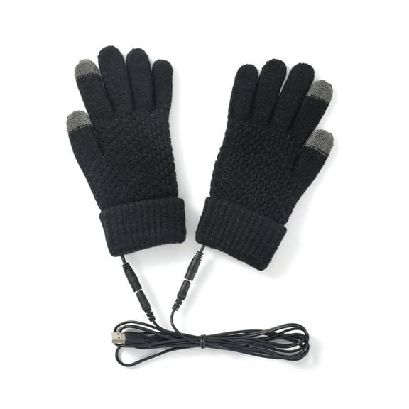 QQAMB Winter Gloves Warm Touchscreen Knit Gloves for Cold Weather Women Men Anti-Slip Solid Color Outdoor Warmer Glove