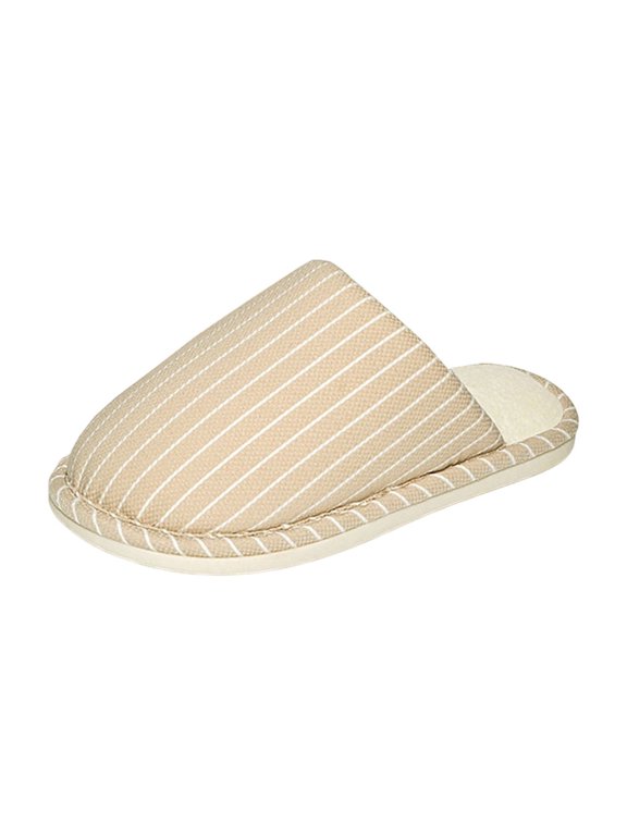 Women Cotton Slipper Cozy Memory Foam Scuff Slippers Indoor/Outdoor Slippers Casual Slip on Warm House Shoes