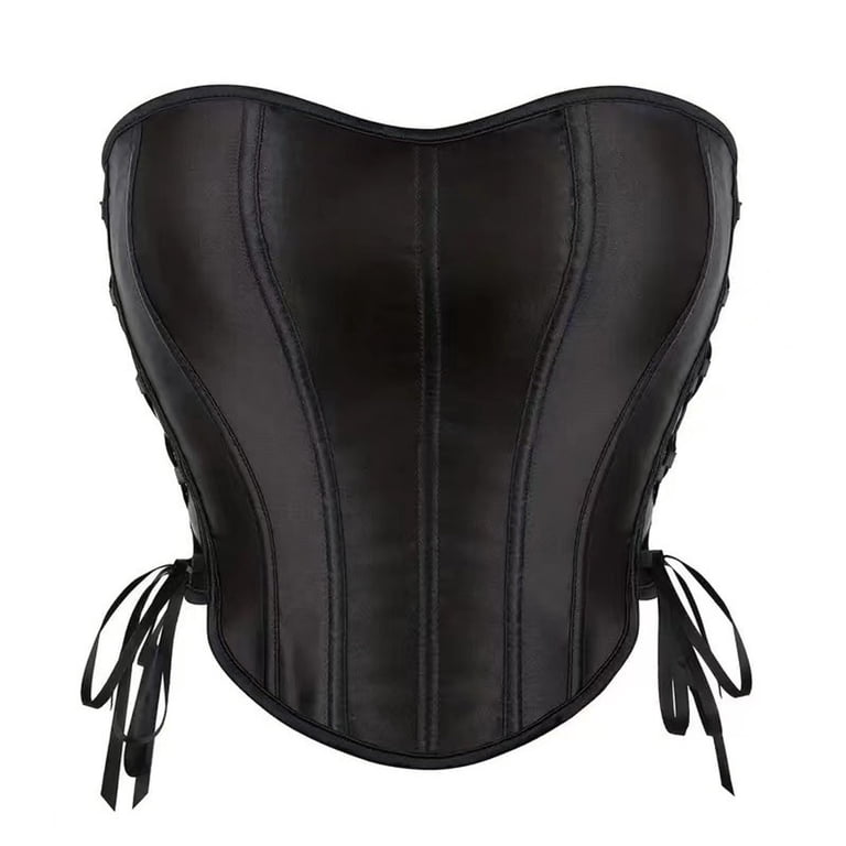 slimming corset for under dress QQAMB Women Slimming Corset Elastic Rope Corset with Self Tie Rope Banquets  Dress Shirt Coat Strapless Vest