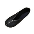 thumbnail image 1 of QQAMB Women's Ballet Flats Zipper Decoration Punk Flsts Casual Comfortable Round Toe Loafers, 1 of 8