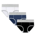 thumbnail image 1 of QQAMB Women's Briefs 3PCs Plus Size Cotton Underwear High Waist Stretch Briefs Soft Underpants Ladies Full Coverage Panties, 1 of 5