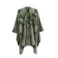 thumbnail image 1 of QQAMB Women's Shawls Wraps Winter Open Front Poncho Cape Oversized Cardigan Sweater, 1 of 2