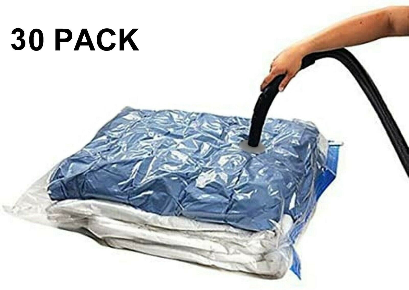 QQBed 30 PACK LARGE Space Saver Storage Vacuum Seal Organizer Bags 90x70cm Fast Ship
