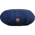 thumbnail image 1 of QQBed Yoga Meditation Cushion - Memory Foam Yoga Pillows Bench Denim Large Crescent XL, 1 of 4