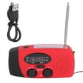 QQT088 ABS Solar Energy Emergency Multifunction Hand Crank Radio
