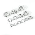 thumbnail image 1 of QQTDFG 1 Pair Large Gauge Surgical Steel Nose Septum Ring Spike Ear Gauge Earrings-5mm(4g) by 12mm, 1 of 9