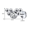 thumbnail image 1 of QQTDFG 16G Labret Lip Stud Piercing Internally Threaded Ear Piercing Monroe Piercing-Style I, 1 of 9