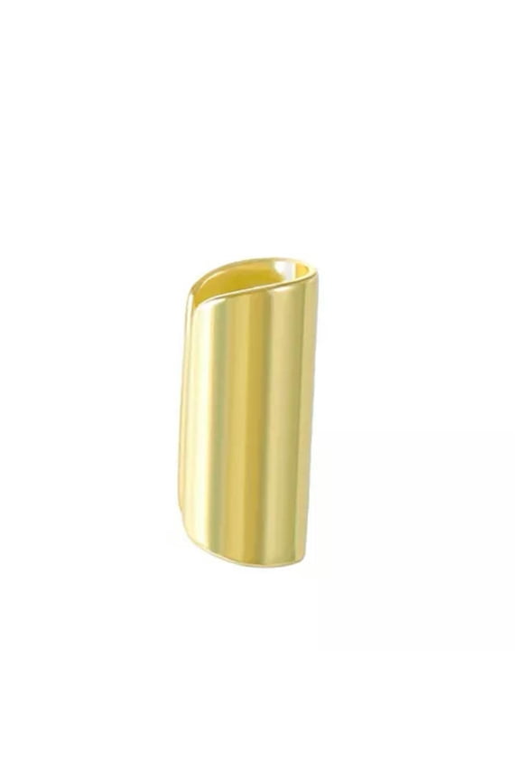 1PC Long Tube Ear Cuffs No Perforation Jewelry Accessories Clip Earrings Women-gold