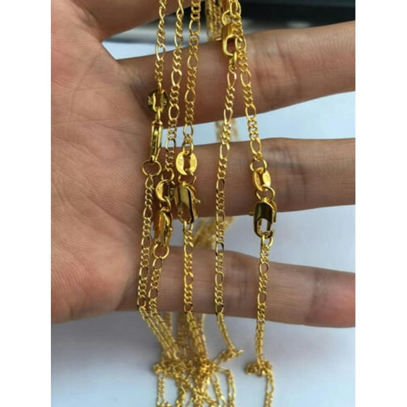 QQTDFG 1PCS Wholesal Jewelry Making 18K Gold Filled Necklaces Chains Pendants-18