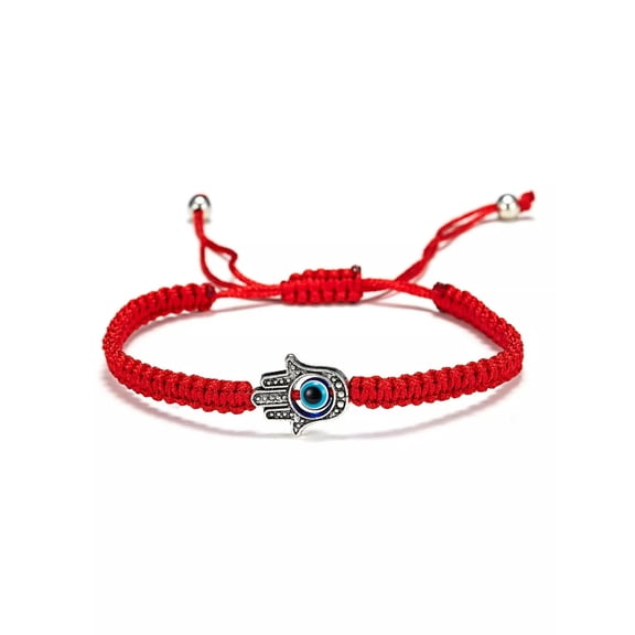 QQTDFG 1pc Evil Eye & Hand Crafted Red String Braided Adjustable Bracelet For Women-default