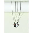 thumbnail image 1 of QQTDFG 2pcs Couple Slogan Graphic Heart Pendant Necklace for Couples Friendship-default, 1 of 6
