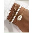 thumbnail image 1 of QQTDFG 3pcs/set Boho Shell & Starfish Decor Bracelet Fashion Jewelry Accessories for-default, 1 of 4