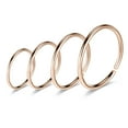 thumbnail image 1 of QQTDFG 4-24Pcs 20g Stainless Steel Hoop Nose Rings 6-12mm Earrings Lip Septum Piercing-Rose gold-4pcs, 1 of 9