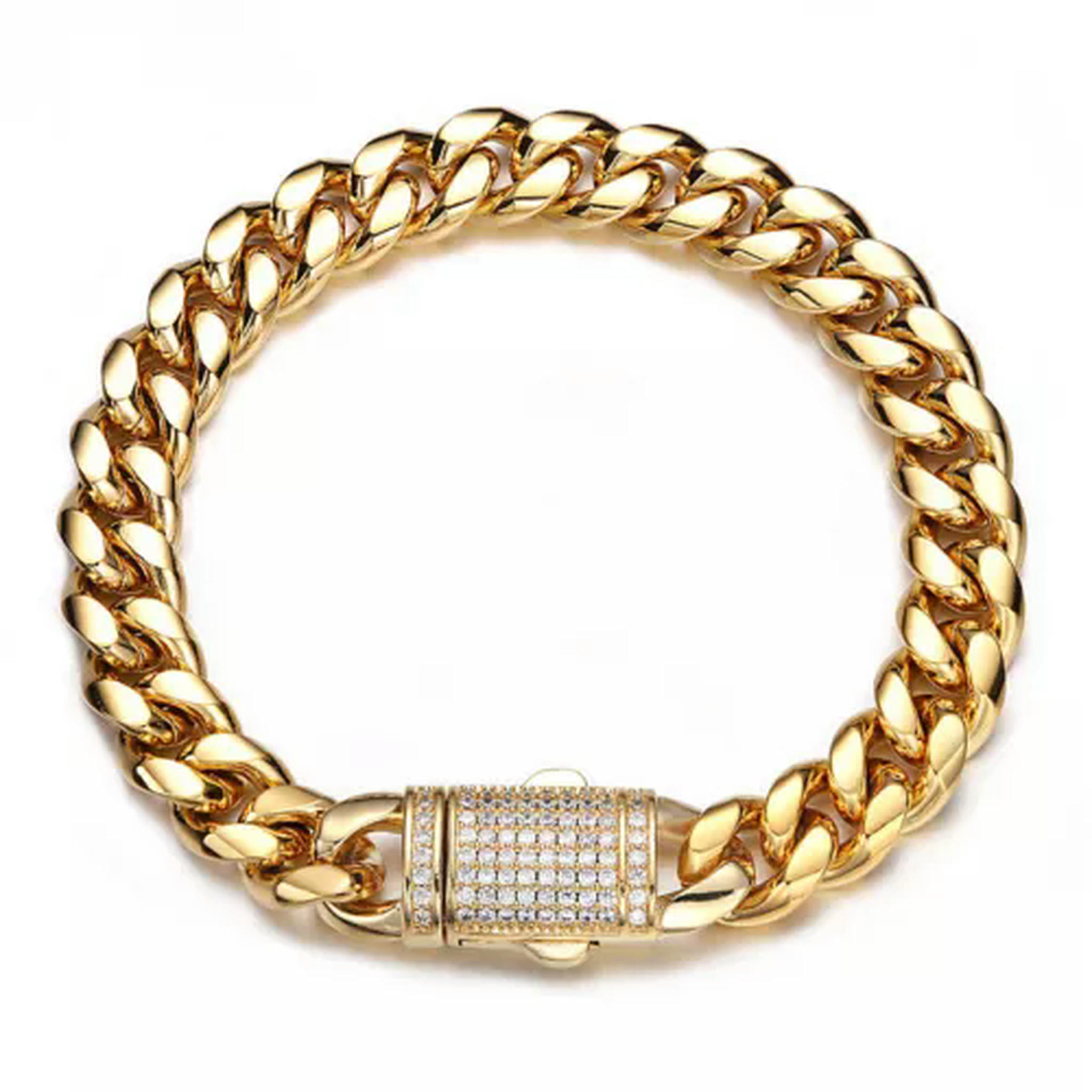 Miami Cuban Link Bracelet 14mm - Handmade In The USA | Lirys Jewelry - Foto 11