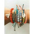 thumbnail image 1 of QQTDFG 7pcs Summer Pineapple Decor Bead Decor Bracelet Women Bracelet Stackable-default, 1 of 5