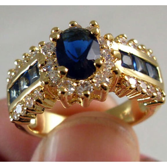 QQTDFG 925 Silver Women Handmade Jewelry Fashion Cubic Zirconia Wedding Rings SZ5-10-#1-9