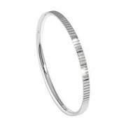 QQTDFG 925 Sterling Silver Bling Above Kunckle Midi Thin Band Dainty Ring A3031-2.5