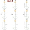 thumbnail image 1 of QQTDFG 9Pcs Acrylic Lip Rings Stud Earrings Nose Retainer Tragus Helix Labret Piercing-Style 3-16g (1.2mm)-2mm Top, 1 of 2