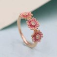 thumbnail image 1 of QQTDFG Boho Women 925 Silver Fashion Star Moon Sun Ring Winding Band Rings Size 6-10-9-Gold, 1 of 3