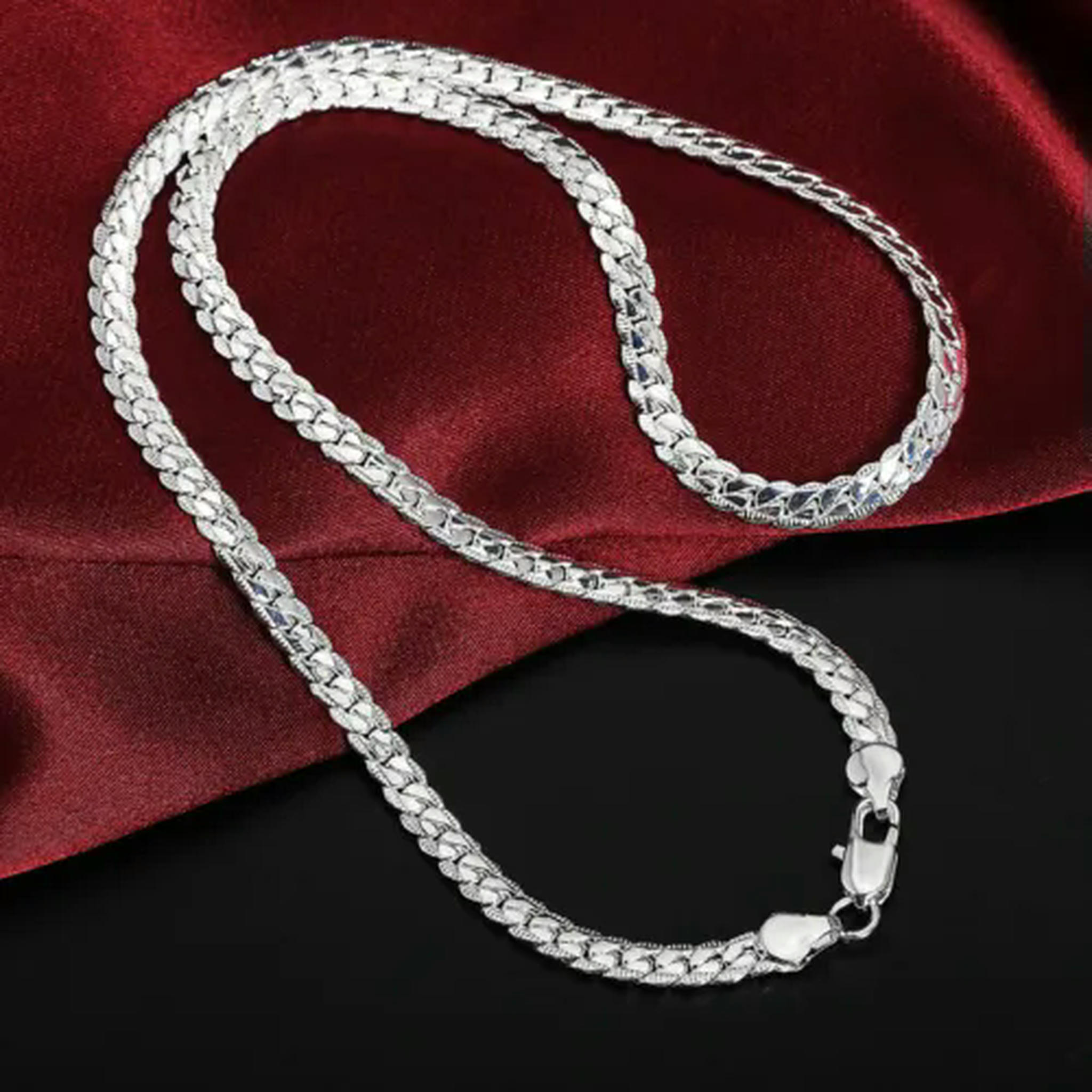 NICENESS 25SS 「VANIAN」 QQTDFG Cool 925Sterling Silver 5MM Full Sideway Snake Skin