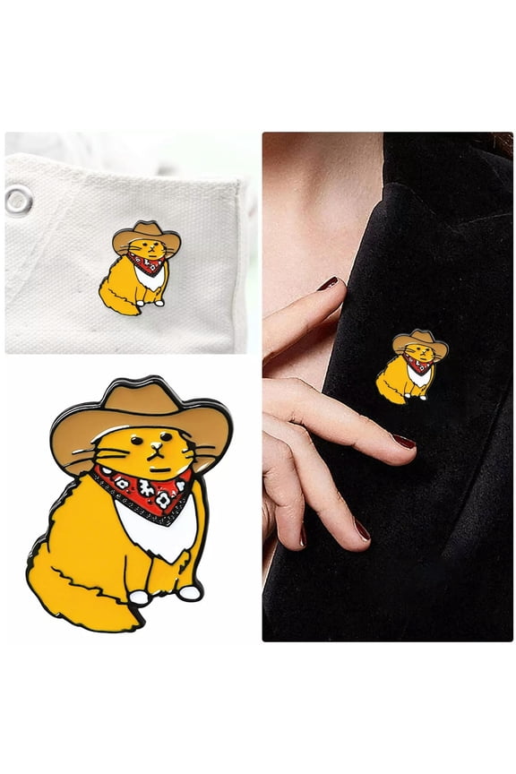 Cowboy Custom Enamel Pins Cartoon Brooch Animal Brooches Lapel Badges Fashion-default