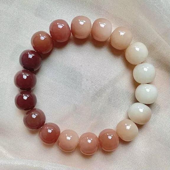 QQTDFG Craftsmanship Jewelry Lucky Buddha Bead Bodhi Root Bracelet Gradual Bracelet-4