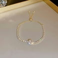 thumbnail image 1 of QQTDFG Elegant 925 Silver Zircon Crystal Star Moon Bracelet Bangle Women Jewelry Gifts-#2, 1 of 9