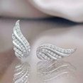 thumbnail image 1 of QQTDFG Fashion 925 Silver Drop Earrings for Women Wedding Jewelry White Sapphire A Pair-# 2, 1 of 2