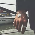 thumbnail image 1 of QQTDFG Fashion 925 Silver Love Heart Bracelet Adjustable Bangle Women Jewelry Gift New-#7, 1 of 5