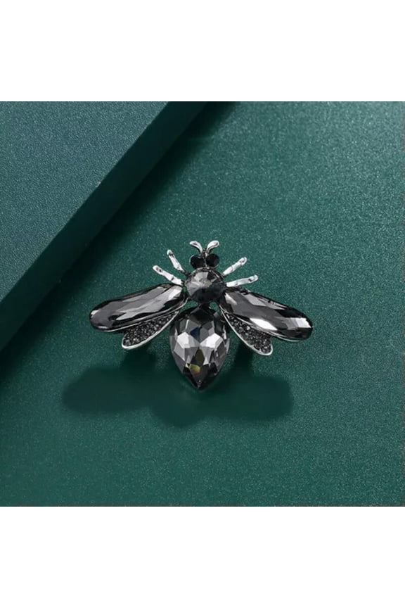 Fashion Women Crystal Enamel Insect Bee Brooch Pin Corsage Wedding Jewelry Gift-#2